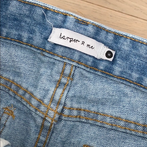 Harper & Me size 6 Denim Mini Skirt - Picture 2 of 6